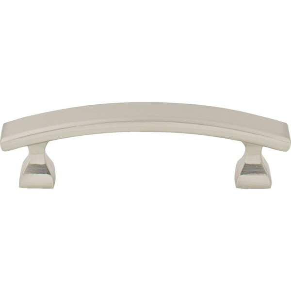3 Center-to-Center Satin Nickel Square Hadly Cabinet Pull